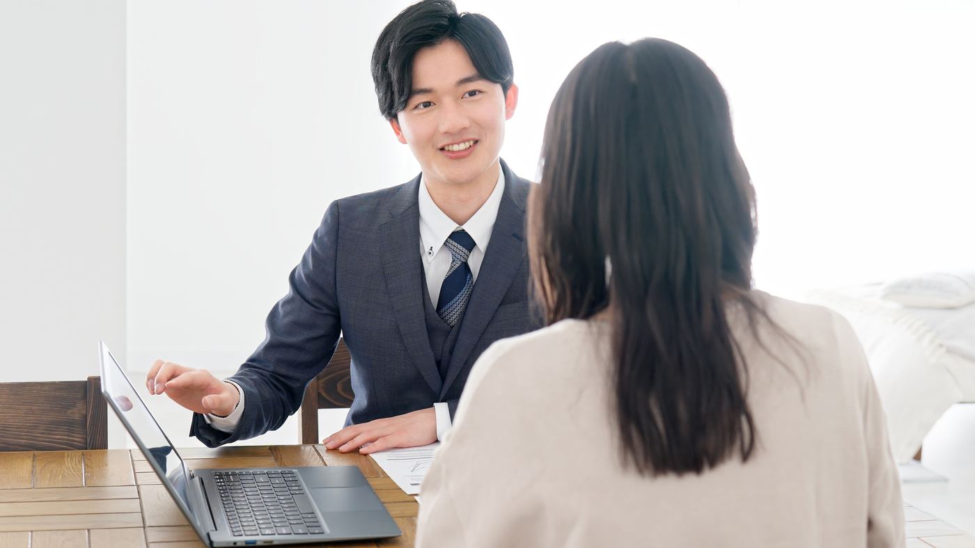 接客・ご提案の様子