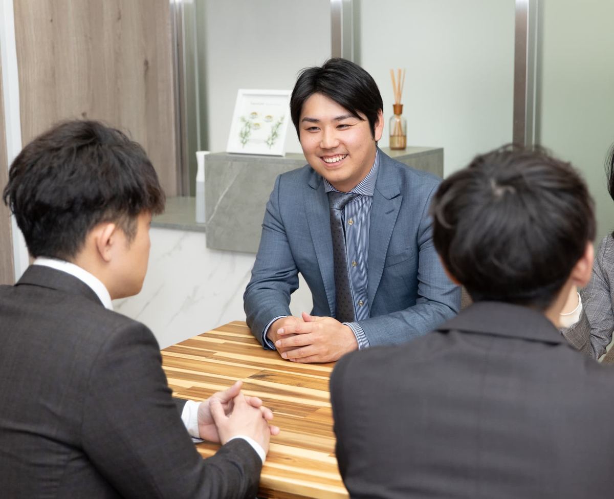 チームでのミーティングの様子