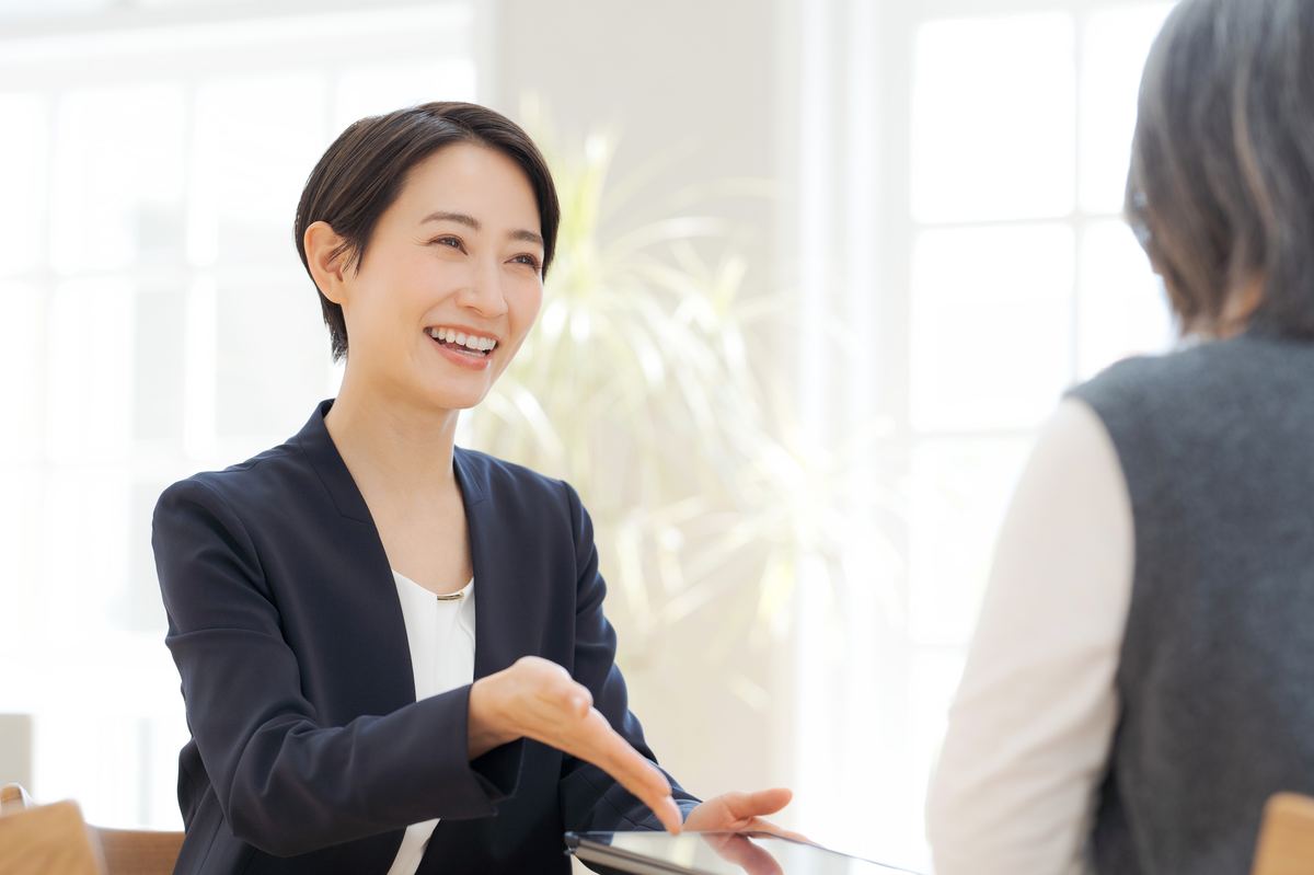 お客様対応の様子
